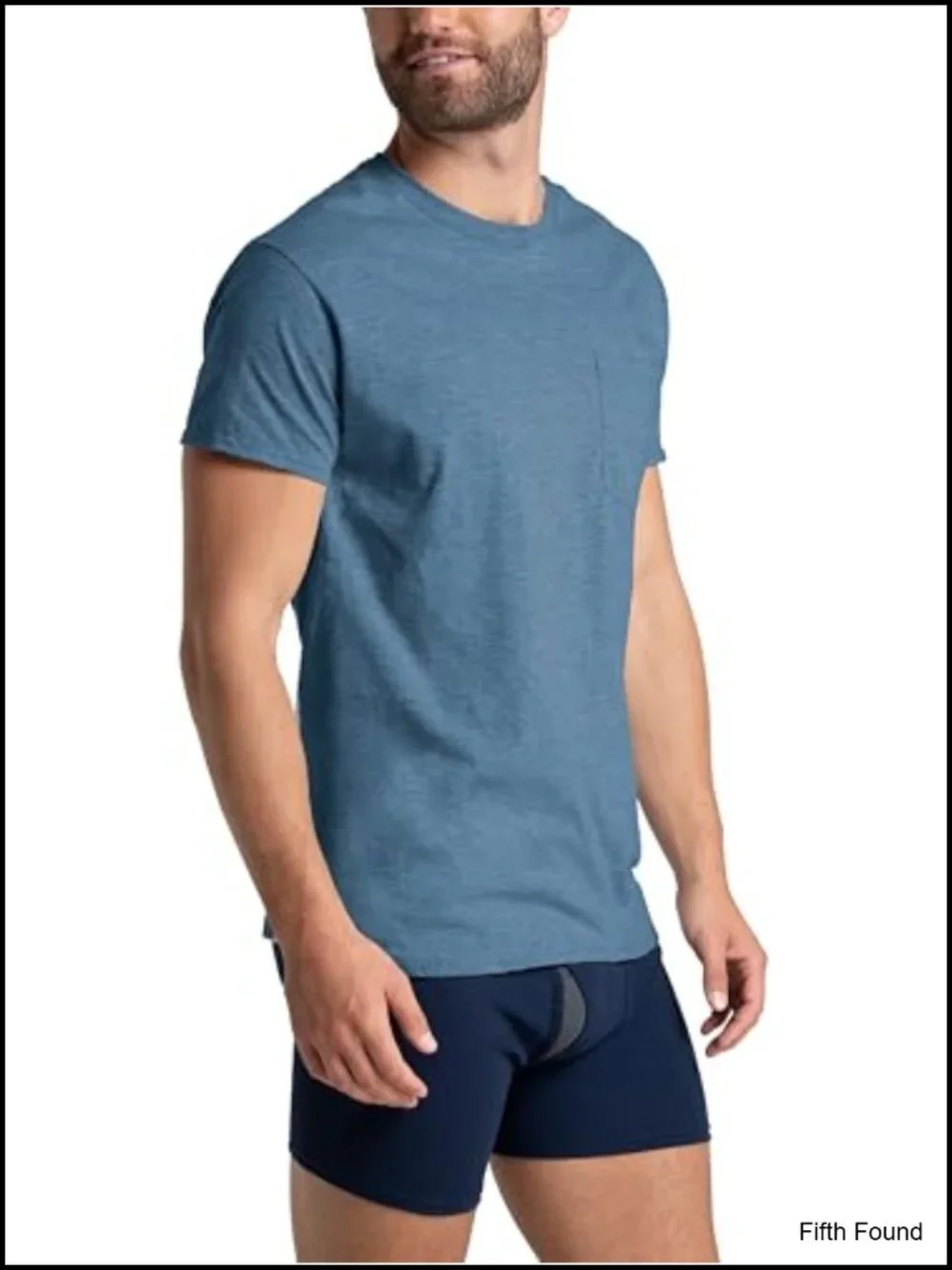 Men's Moisture Wicking Pocket Tees, Tag Free Crew Neck Short Sleeve (3 Pack)